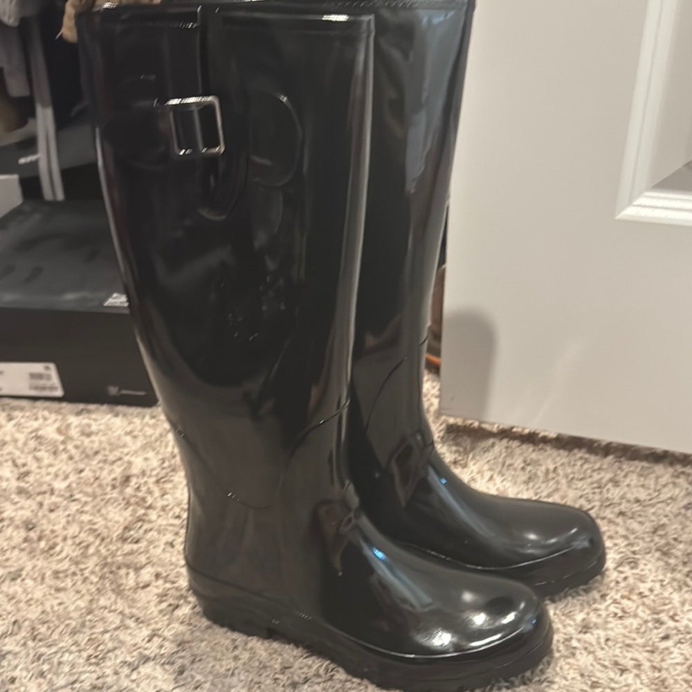 Gianni Bini Black Winter & Rain Boots